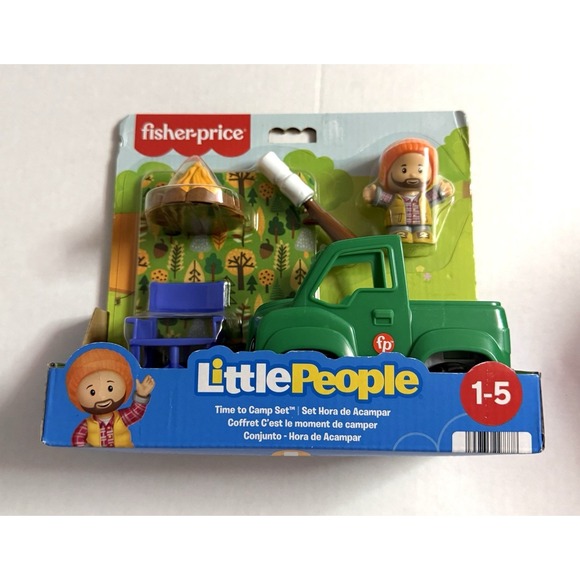 Fisher-Price Little People Toddler Toy Time to Camp 6-Piece Playset Ages 1-5 - Picture 7 of 7